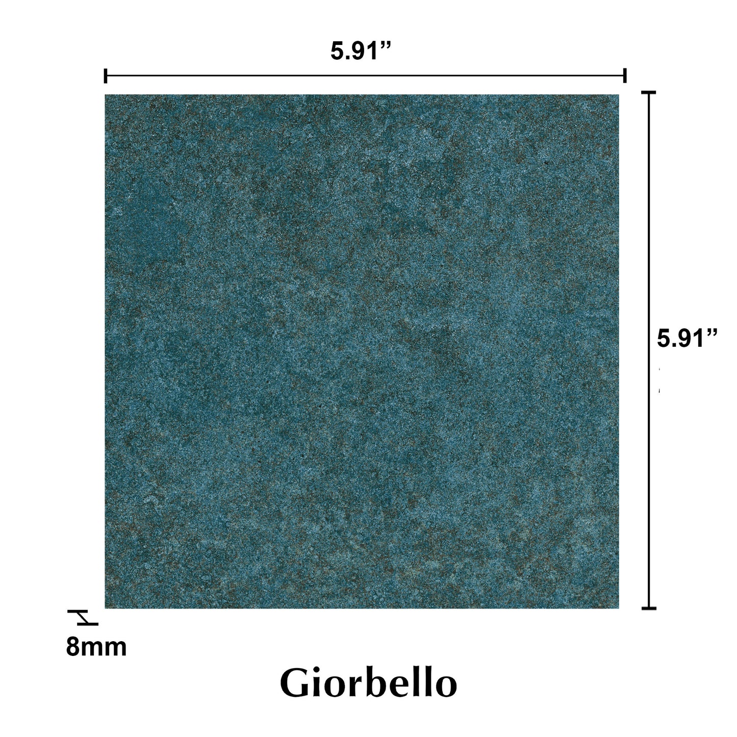 6” x 6” Spanish Tiffany Ceramic  Wall Tile