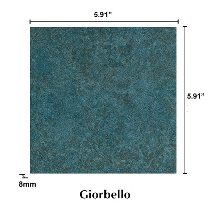 6” x 6” Spanish Tiffany Ceramic  Wall Tile