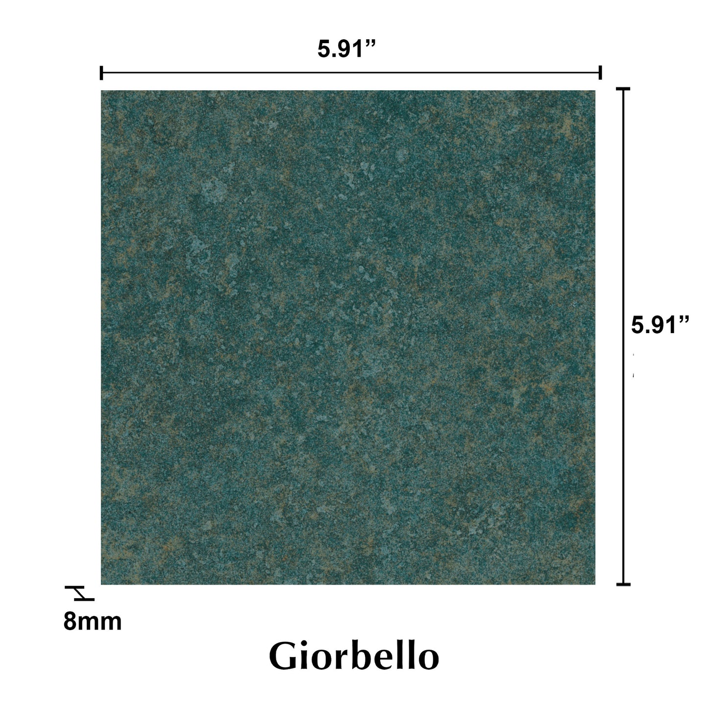 6” x 6” Spanish Tiffany Ceramic  Wall Tile