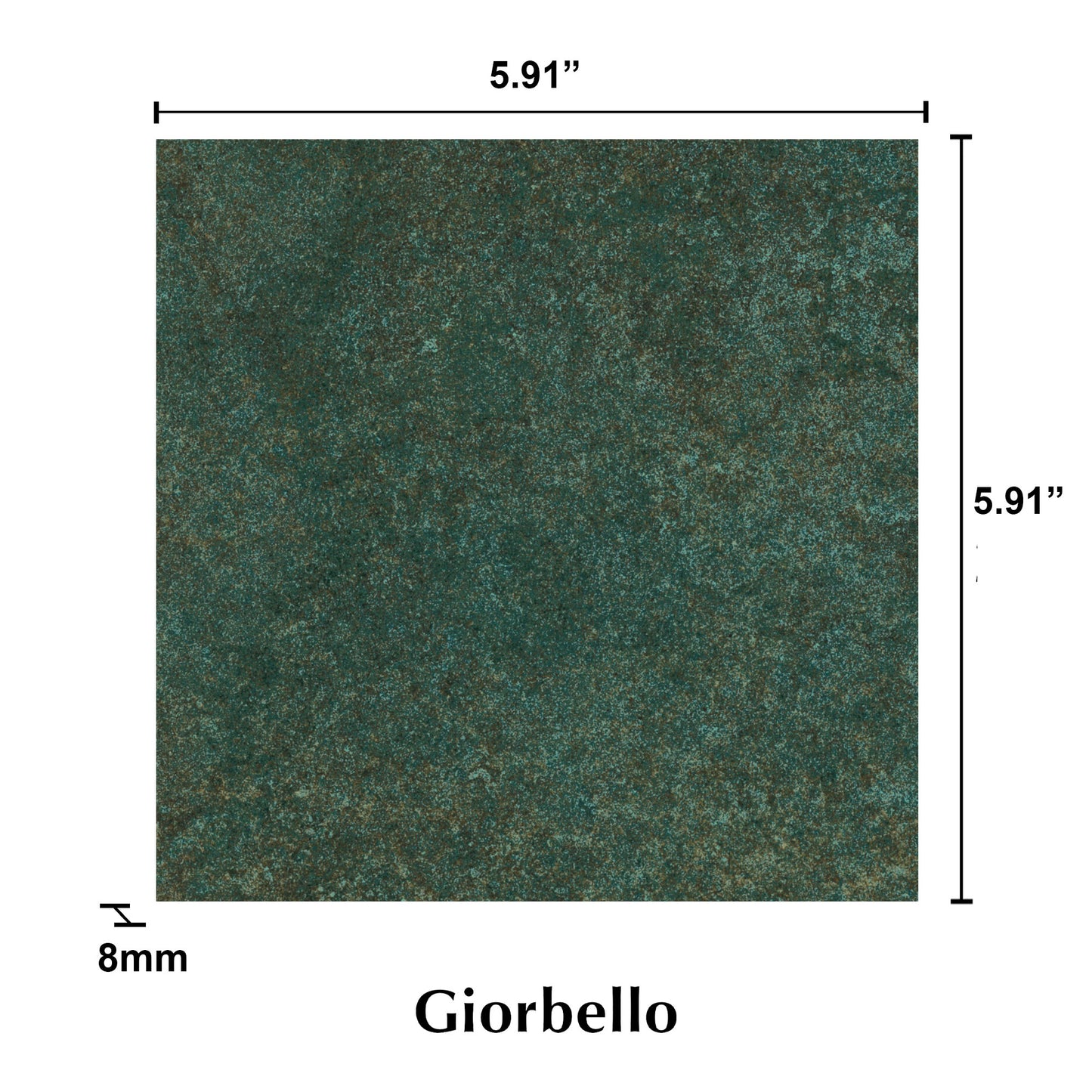 6” x 6” Spanish Tiffany Ceramic  Wall Tile