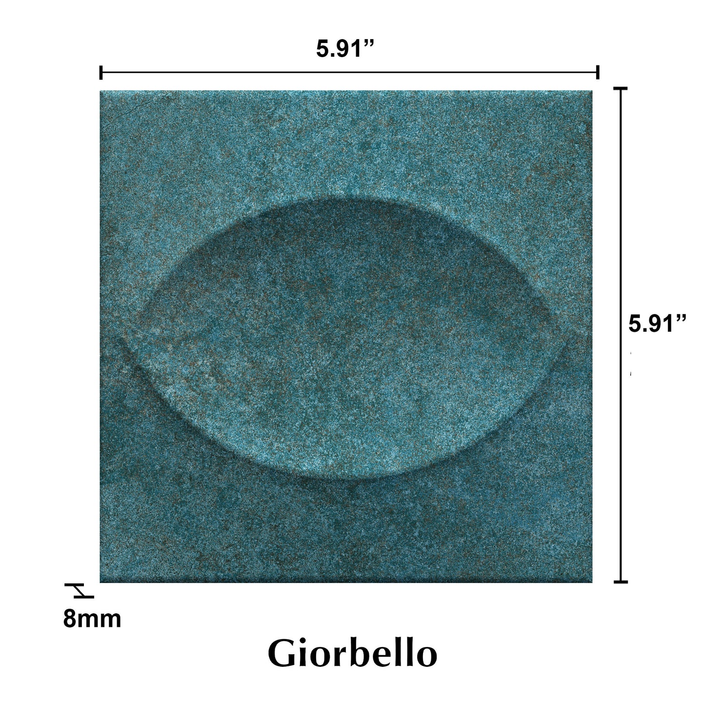 6” x 6” Spanish Tiffany Ceramic  Wall Tile