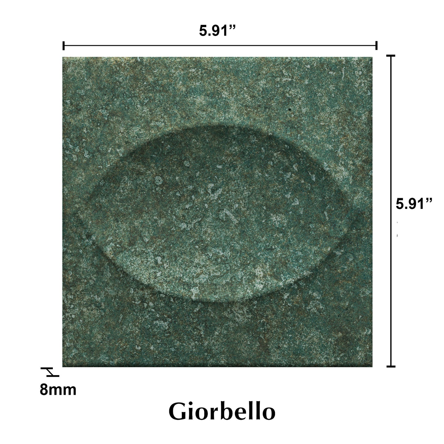 6” x 6” Spanish Tiffany Ceramic  Wall Tile