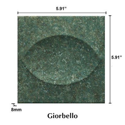 6” x 6” Spanish Tiffany Ceramic  Wall Tile