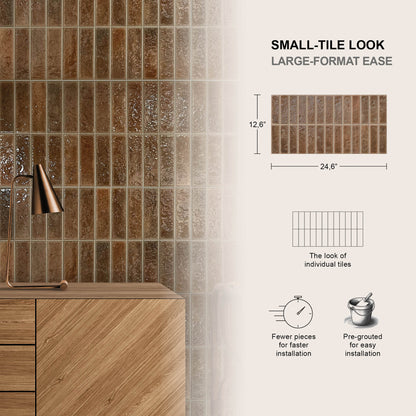 12” x 24” Spanish Villora Glazed Porcelain Wall Tile