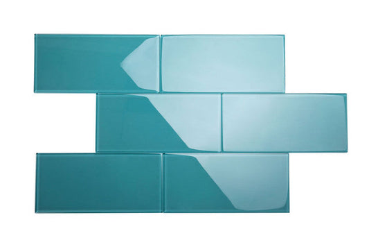 Modern Teal Glass Subway Tile for Timeless Interior Design