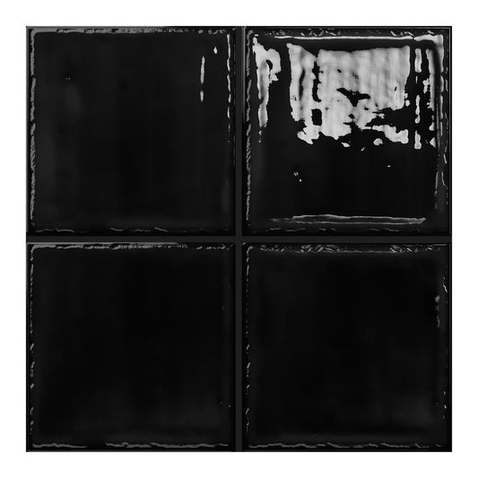 NOA Ceramic Wall Tile in Midnight Black Modern Chic Design for Any Room