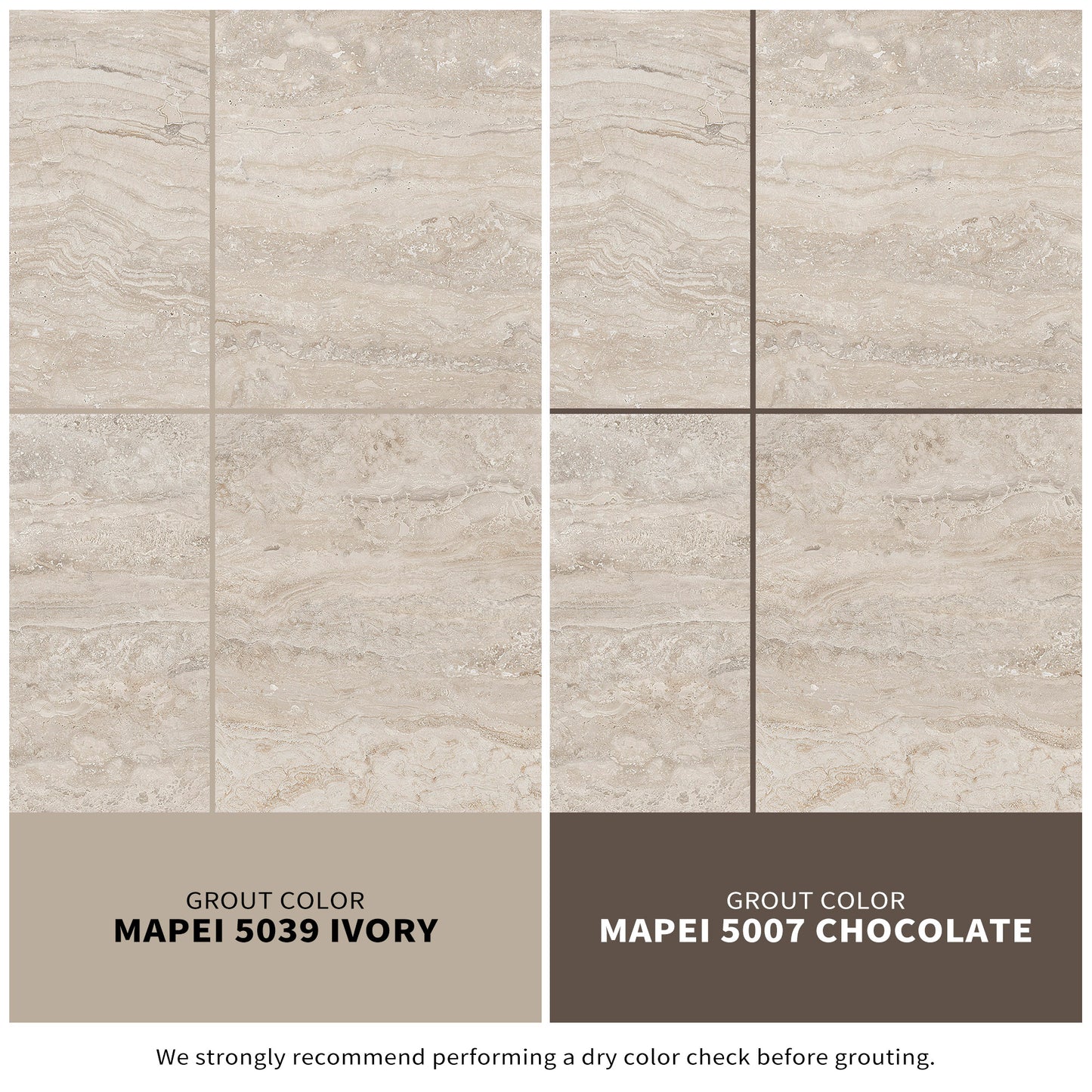 12"x 24" Spanish Marmol Travertine Porcelain Floor and Wall Tile