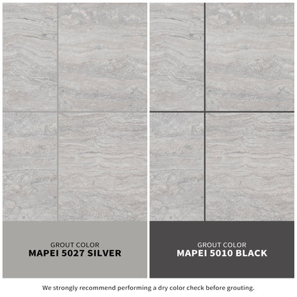 12"x 24" Spanish Marmol Travertine Porcelain Floor and Wall Tile