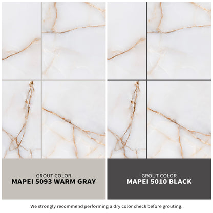 12"x 24" Spanish Oriva Onyx Marble Look Porcelain Floor and Wall Tile