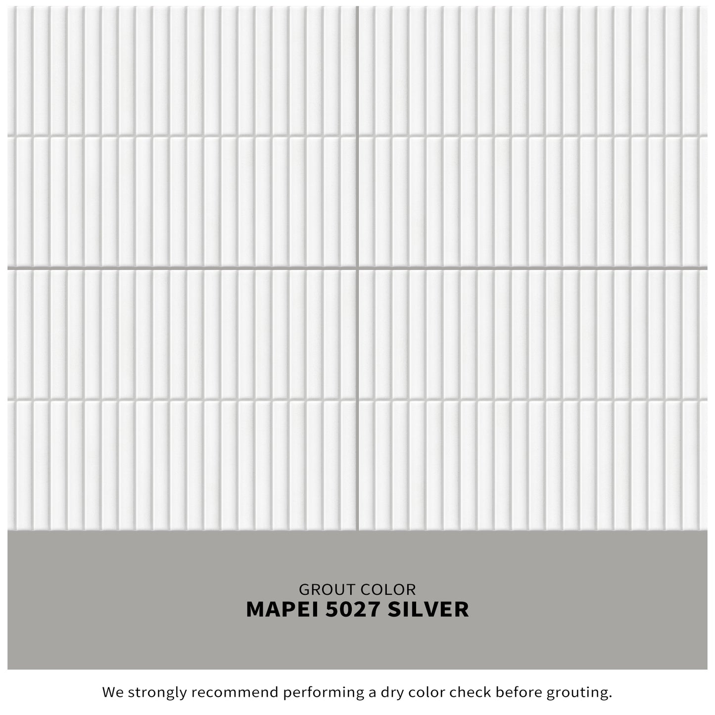 12” x 24” Spanish Lingot 3D Glazed Fluted Porcelain Wall Tile