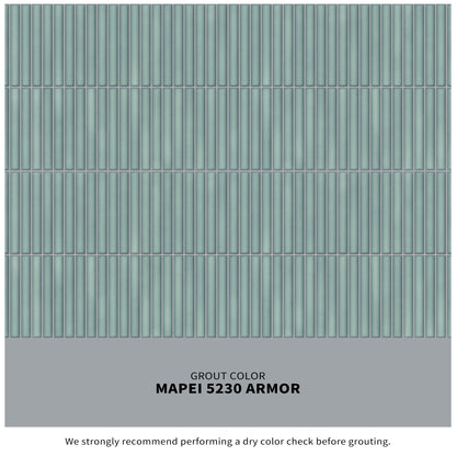 12” x 24” Spanish Lingot 3D Glazed Fluted Porcelain Wall Tile