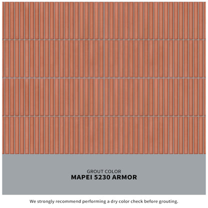12” x 24” Spanish Lingot 3D Glazed Fluted Porcelain Wall Tile