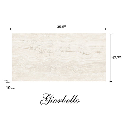 18"x 36" Spanish Marmol Travertine Porcelain Floor and Wall Tile