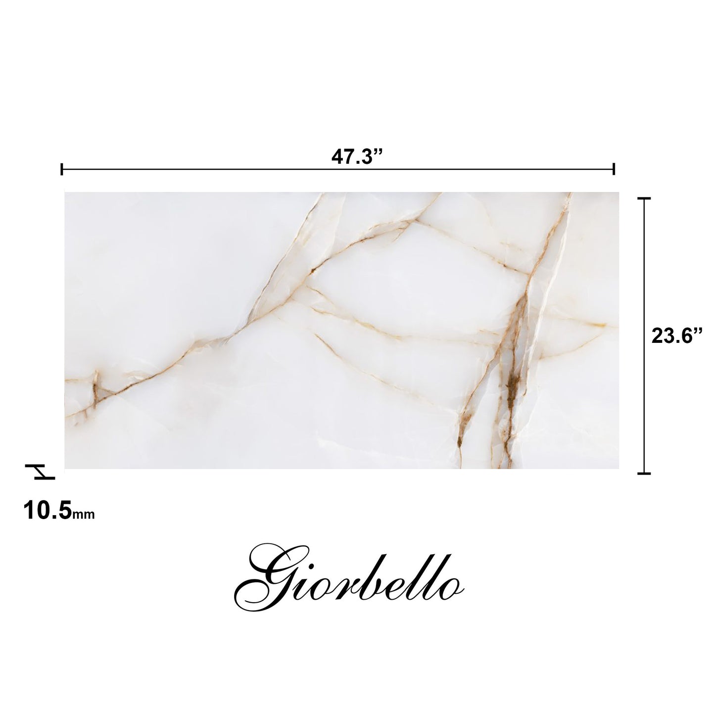 24"x 48" Spanish Oriva Onyx Marble Look Porcelain Floor and Wall Tile