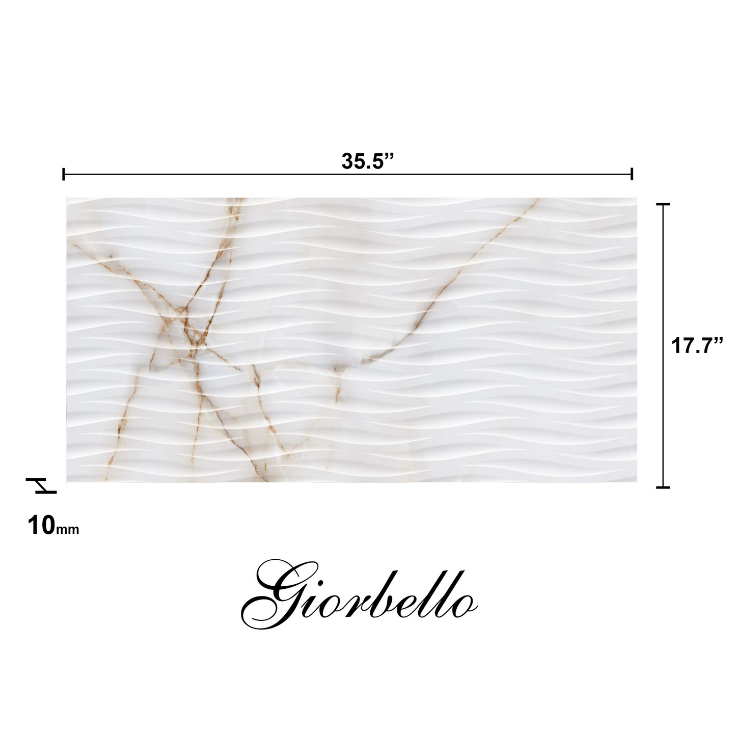 18"x 36" Spanish Oriva Onyx Marble Look Porcelain Floor and Wall Tile