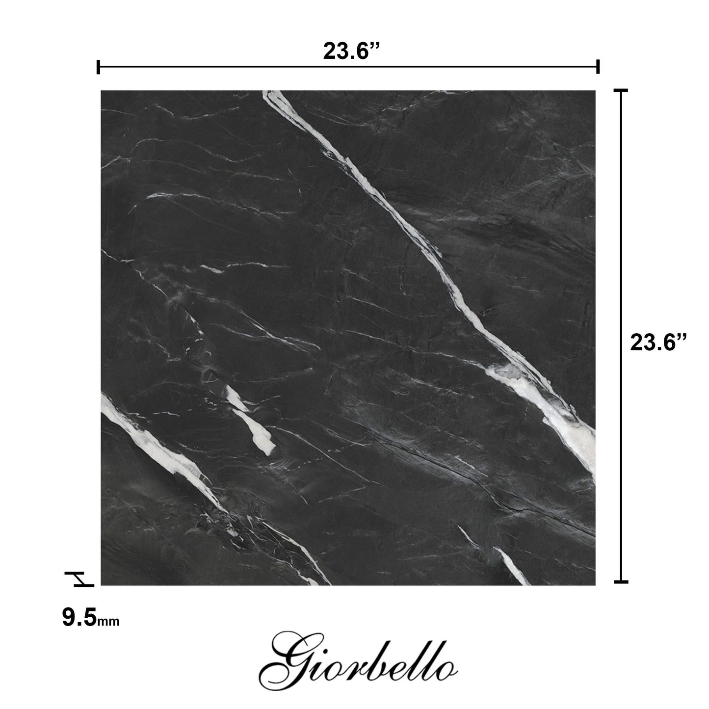 24"x 24" Spanish Mirage Marble Porcelain Floor and Wall Tile